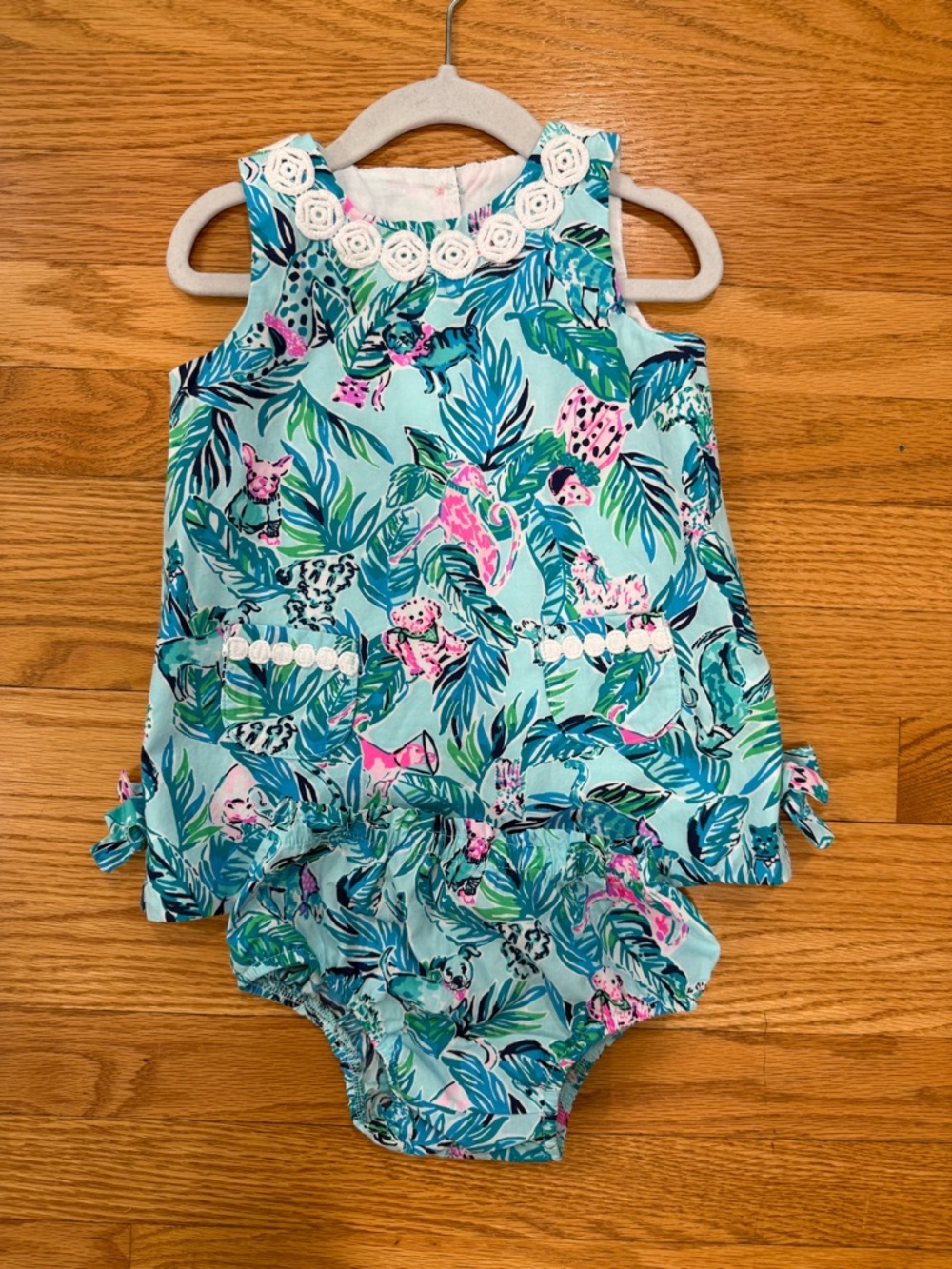 Lilly Pulitzer Dog Print Dress 18-24 Months